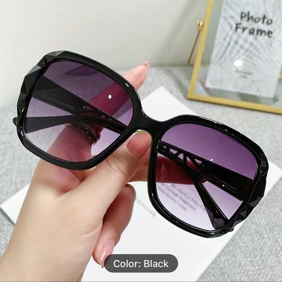 Oversized Cat Eye Fashion Sunglasses For Women - Picture 6 of 7